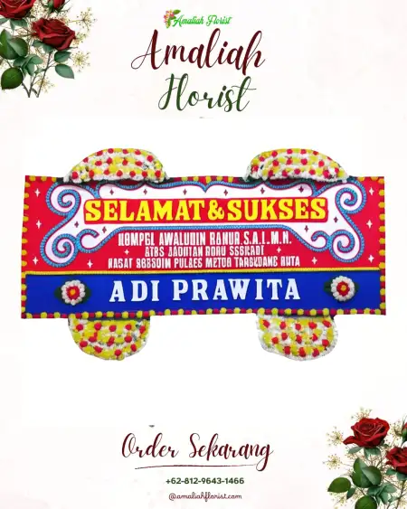 Papan Bunga Ucapan Selamat Sidangresmi